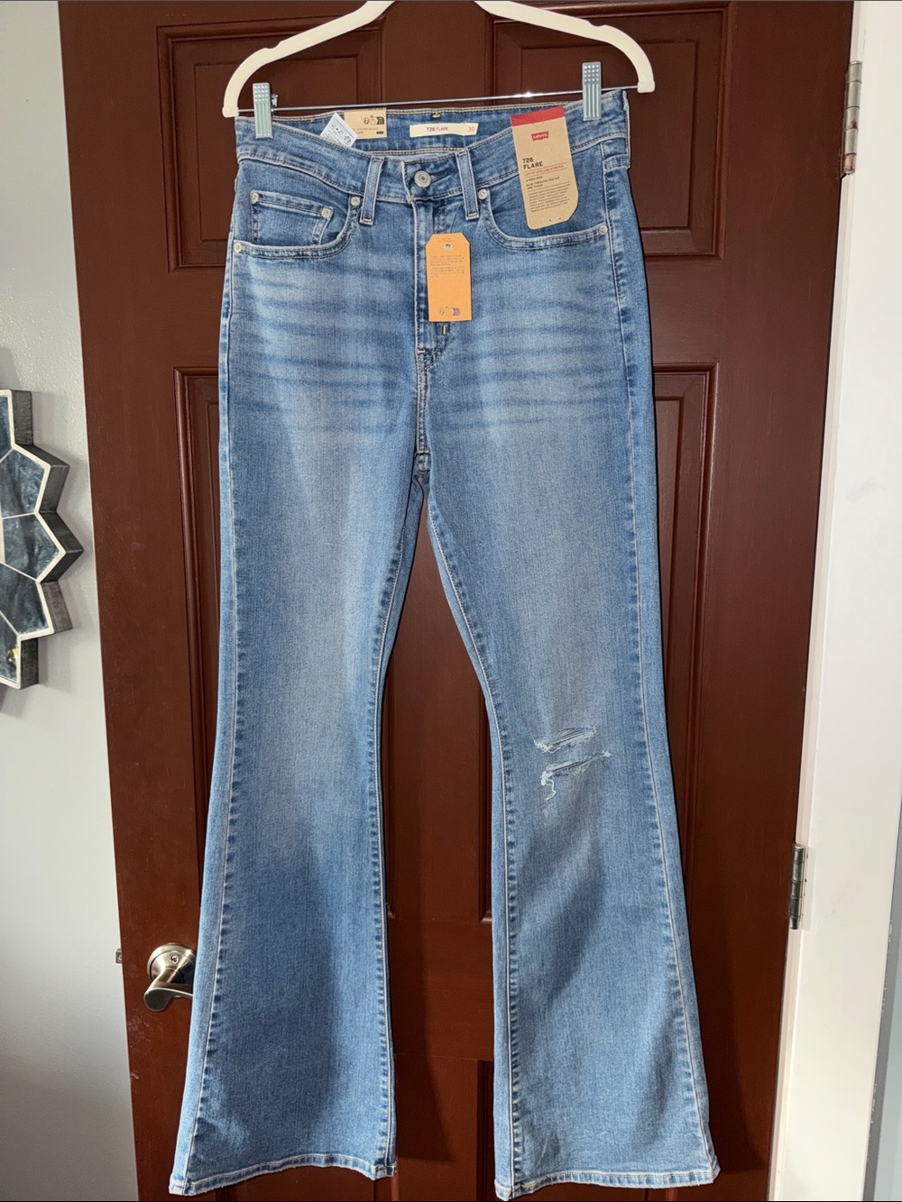 Levi's Women's Light Wash Flared Jeans